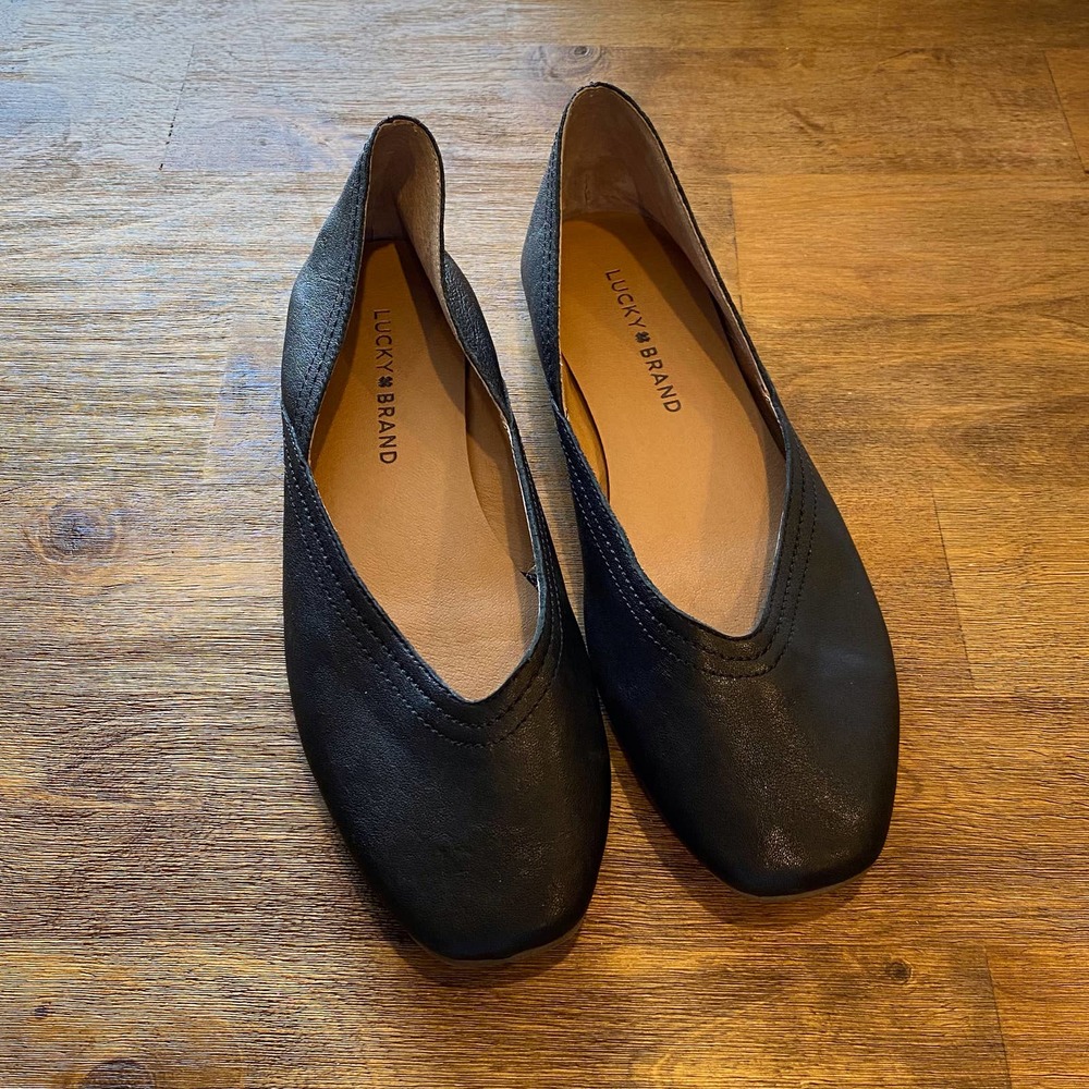 Lucky Brand Alba Skimmer 7.5 EUC Ballet Flats